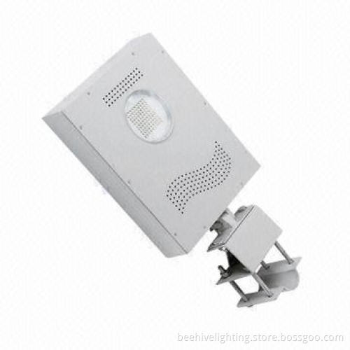 Easy to install all-in-one solar garden light with motion sensor, 8W power with lithium battery